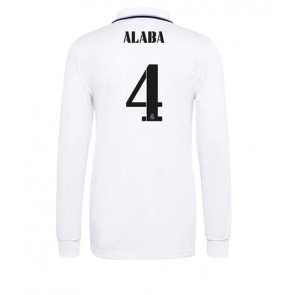 Real Madrid David Alaba #4 Hemmatröja 2022-23 Långärmad